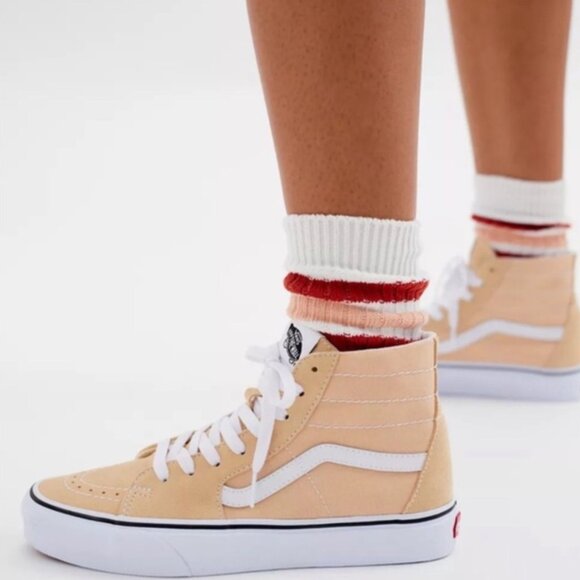 Vans Sk8-Hi Tapered Color Theory Honey Peach Suede - Picture 1 of 9